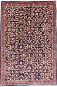 Mahal Tappeto persiano 130x190 Blu (Iran) Annodato A Mano