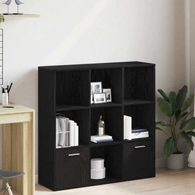 Libreria Rovere Nero 98x29x97,5 Cm Legno Multistrato /