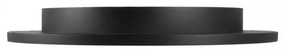 Plafoniera LED 36W Ø400mm con driver Philips Nera 4.680lm CCT Colore Bianco Variabile CCT