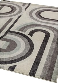Tappeto greige 80x150 cm Nova Retro Grey – Asiatic Carpets