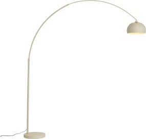 Lampada ad arco moderna beige con base in marmo - XXL