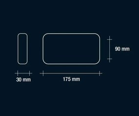 Vivida 12w ip54  3000k  antracite