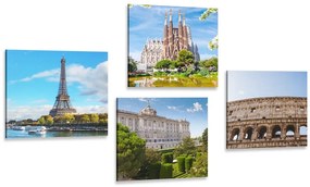 Set di quadri – Bellezze di luoghi grandiosi