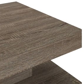 Tavolino da Salotto Grigio 60x60x35 cm in MDF
