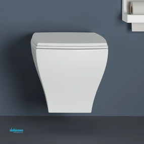 The Artceram "Jazz" Wc Sospeso Bianco Lucido Con Brida