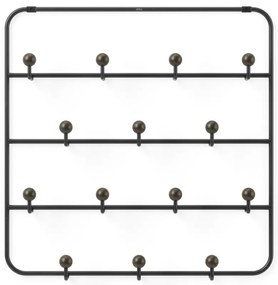 Appendiabiti in metallo nero naturale 36 cm Estique - Umbra