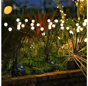 LED Luce solare decorativa 8xLED/1,2V 3000K 73 cm 600 mAh IP44