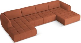 Divano angolare arancione Hoku – Makamii