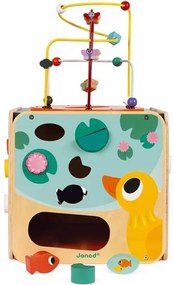 Janod - Blocco interattivo con labirinto MULTI ATTIVITÀ