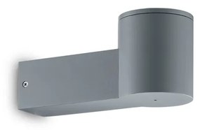 Applique Moderna Clio Alluminio Grigio 1 Luce E27