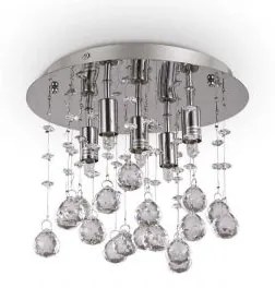 Lampada da soffitto moonlight pl5 cromo