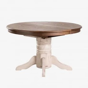 Tavolo da Pranzo Allungabile Ovale in Legno (128-178x120 cm) Ektra - Sklum