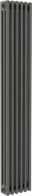 Termosifone in acciaio tubolare 3 colonne 6 elementi interasse 1935 mm ERCOS Comby antracite