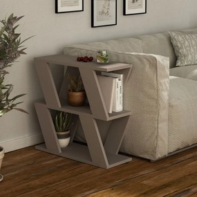 Tavolino da Soggiorno Laterale 60x22x57 cm in MDF Lazena Tortora...