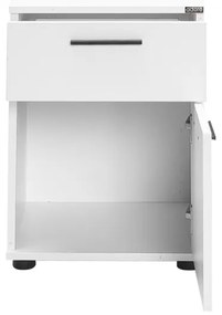 Comodino 57x40 cm bianco