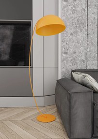 Piantana Minimal Artemide Acciaio Arancione 1 Luce Gx53 Ip20