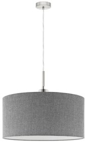 Eglo - Lampadario LED a sospensione con filo TUNJA 1xE27/60W/230V grigio