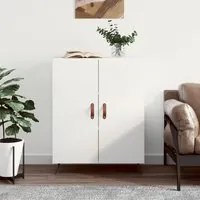 Credenza Bianca 69,5x34x90 cm in Legno Multistrato 827692