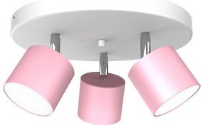 Faretto DIXIE 3xGX53/11W/230V rosa