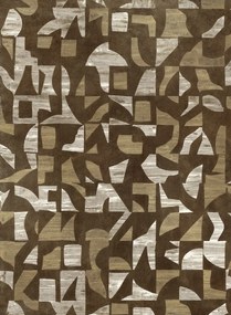 Coordonné Carta da parati panoramica Woodblock - Gold