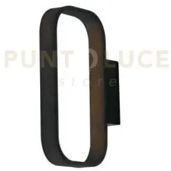 Applique a parete led moka marrone 5w 420lm 4000k 16,2x3x24 cm in a...