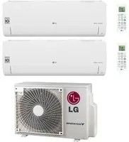 Climatizzatore Condizionatore LG Dual Split Inverter Serie Libero Smart 9+18 con MU3R19 UL0 R-32 Wi-Fi Integrato 9000+18000 - Novit