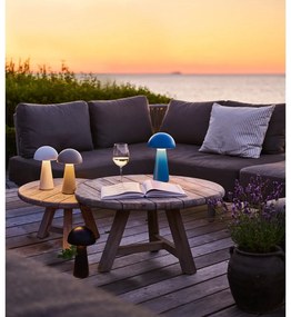 Lampada da tavolo LED grigia con telecomando (altezza totale 28 cm) Sam – Sirius