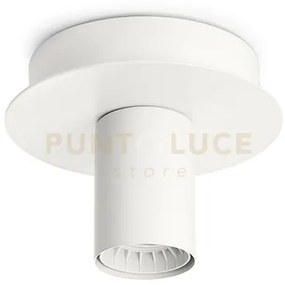 Plafoniera in metallo colore bianco up and down 1 luce attacco e27