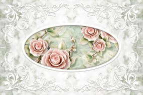 Carta da parati – Rose di pietra