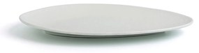 Piatto Piano Ariane Antracita Triangolare Ceramica Bianco (Ø 29 cm) (6 Unità)