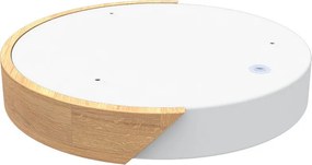 Plafoniera LED Rotonda 18W CCT Ø300mm Legno/Bianco