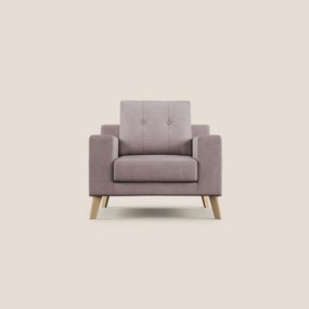 Danish poltroncina in tessuto morbido impermeabile T02 rosa