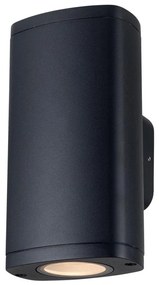 Kanlux 38882 - Applique da esterno ZEVI 2xGU10/10W/230V IP54 nero