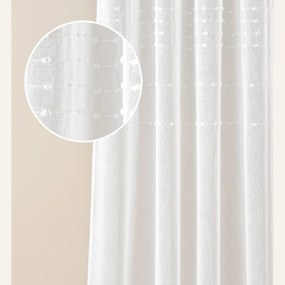 Tenda bianca di alta qualità  Marisa  con nastro per appendere 200 x 250 cm