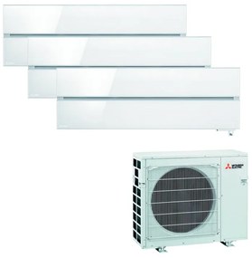 Condizionatore a muro multisplit trial MITSUBISHI ELECTRIC LN 9 + 9 + 12 23000 BTU classe raffreddamento A++, bianco