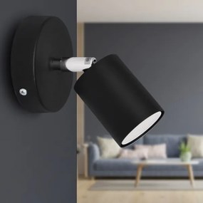 LED Luce Spot da parete a LED TUNE 1xGU10/4,8W/230V nero