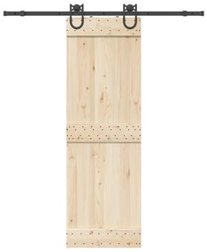 Kit Di Binari Per Porte Scorrevoli 183 Cm Acciaio Nero /