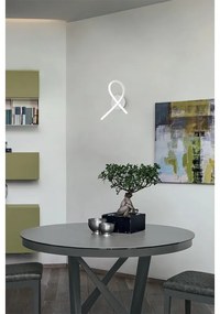Applique LED moderno Farfalla bianco IP20, con regolazione di temperatura 850 lumen, NOVECENTO