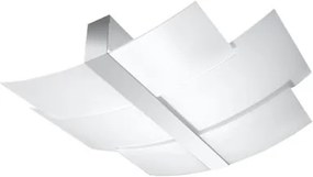 Plafoniera da soffitto in Acciaio e Vetro CELIA 3xE27 da interno