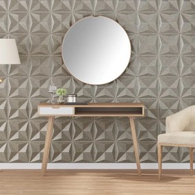 Pannelli Murali 12 Pz Beton 50x50 Cm Xps 3 M² Origami /