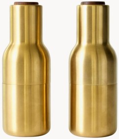 Macinasale e pepe con coperchio in legno di noce Bottle Grinder