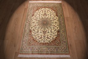 Ghom Tappeto 150x100 (Iran) Annodato A Mano