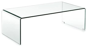 Tavolino in vetro 55x110 cm Cristal - Tomasucci