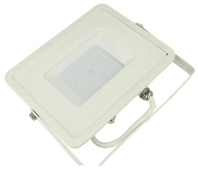 Faro Led Flood Light 50W IP65 Bianco Neutro Super Slim 28mm Carcassa Bianca Samsung Garanzia 5 Anni SKU-21410