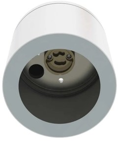 Applique da soffitto IP54 GU10 in Alluminio e Vetro - Bianca Colore del corpo Bianco