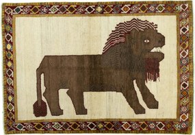 Gabbeh Tappeto persiano 160x110 Beige (Iran) Annodato A Mano