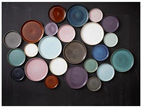 Piatto nero/color ambra in gres ø 27 cm Gastro Black/Amber – Bitz