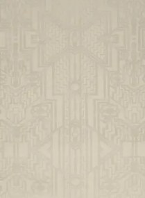 Ralph Lauren Carta da parati Brandt Geometric - Pearl metallic