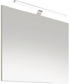 Specchio con illuminazione integrata bagno rettangolare PELIPAL L 80 x H 70 x P 3.2 cm bianco