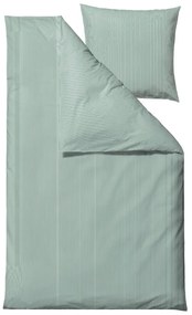 Set copripiumino e federa verde chiaro in cotone per letto singolo 140x200 cm Cheerful – Södahl